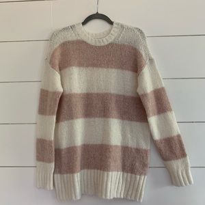 AE oversized striped sweater
